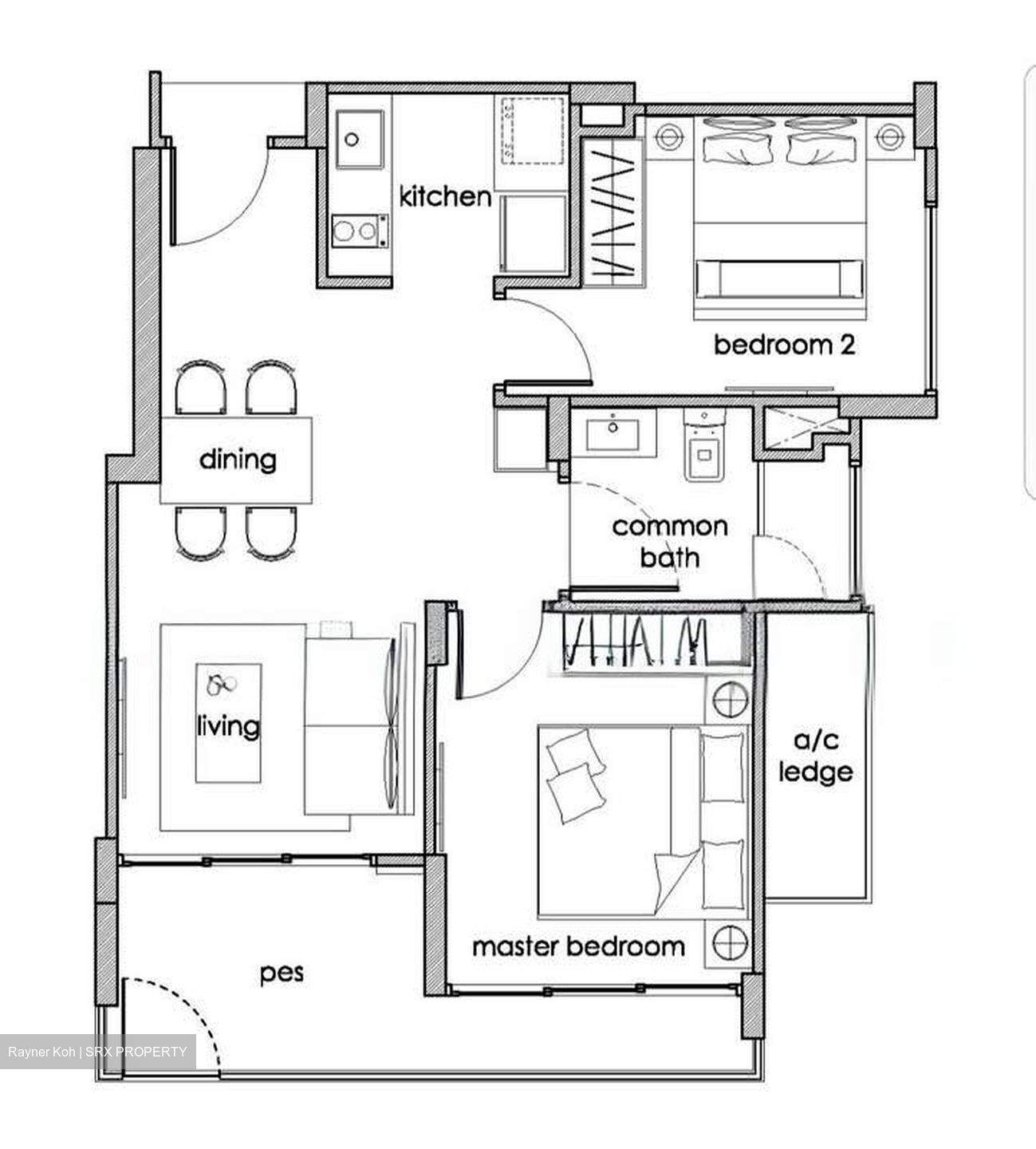 Three 11 (D20), Apartment #578059701